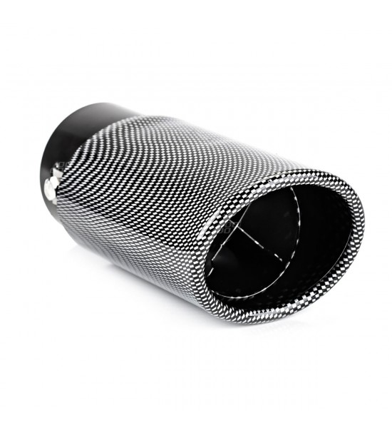 Ornament toba eșapament, universal, oțel inoxidabil, model carbon