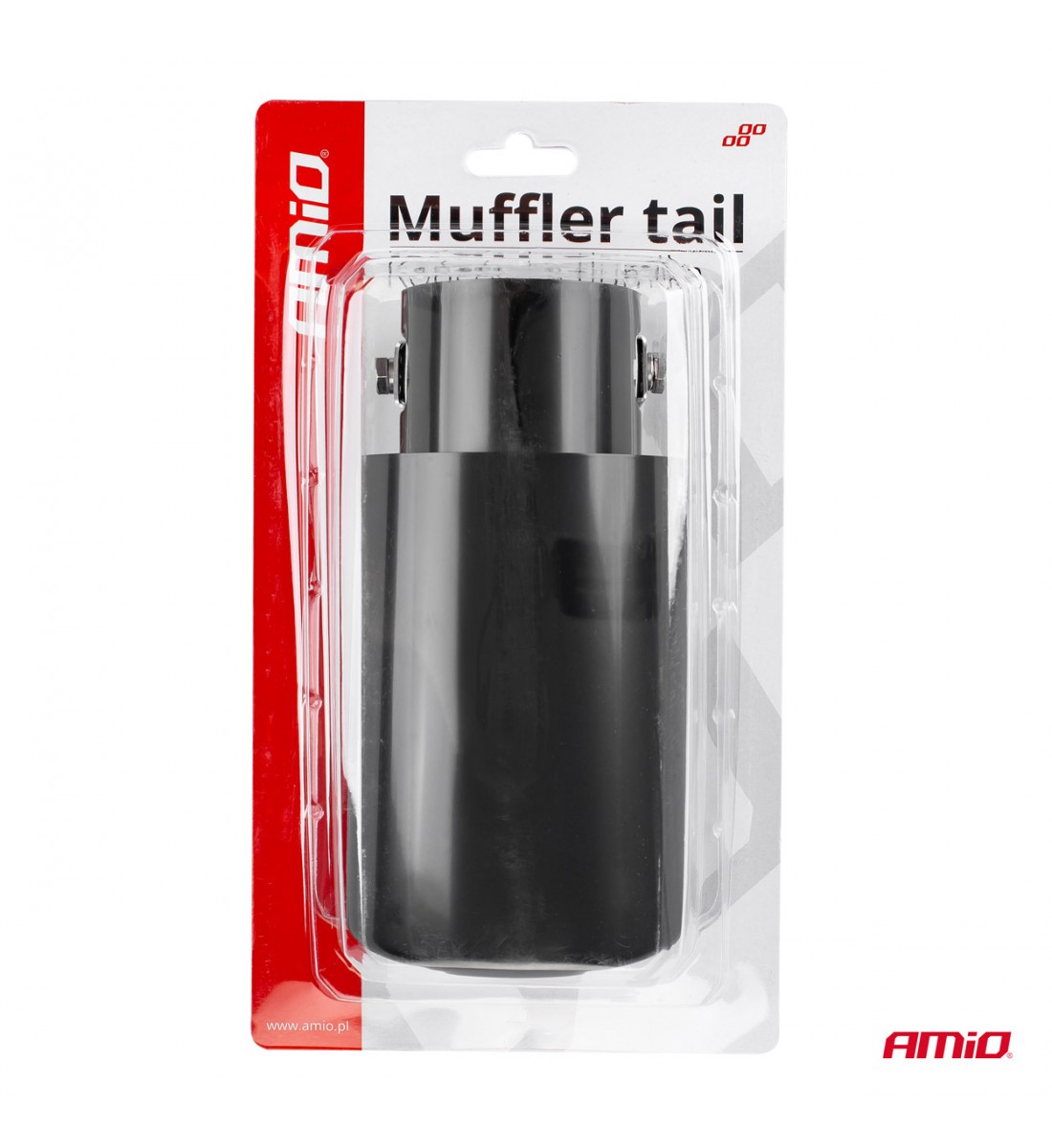 Ornament toba eșapament, universal, oțel inoxidabil, negru Ornament toba eșapament, universal, oțel inoxidabil, negru