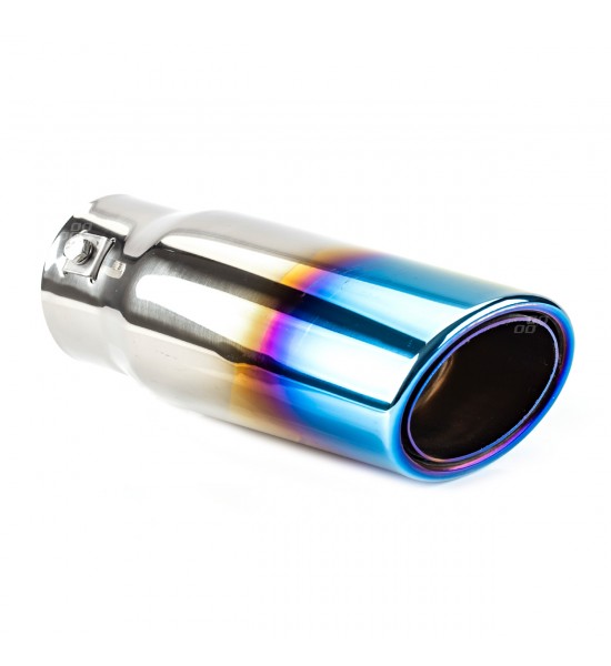 Ornament toba eșapament, universal, oțel inoxidabil, albastru-cafeniu Ornament toba eșapament, universal, oțel inoxidabil, albastru-cafeniu