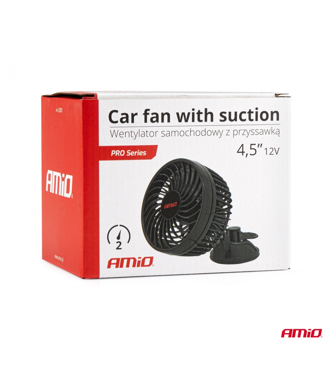 Ventilator auto cu aspiratie 4,5" 12V Ventilator auto cu aspiratie 4,5" 12V