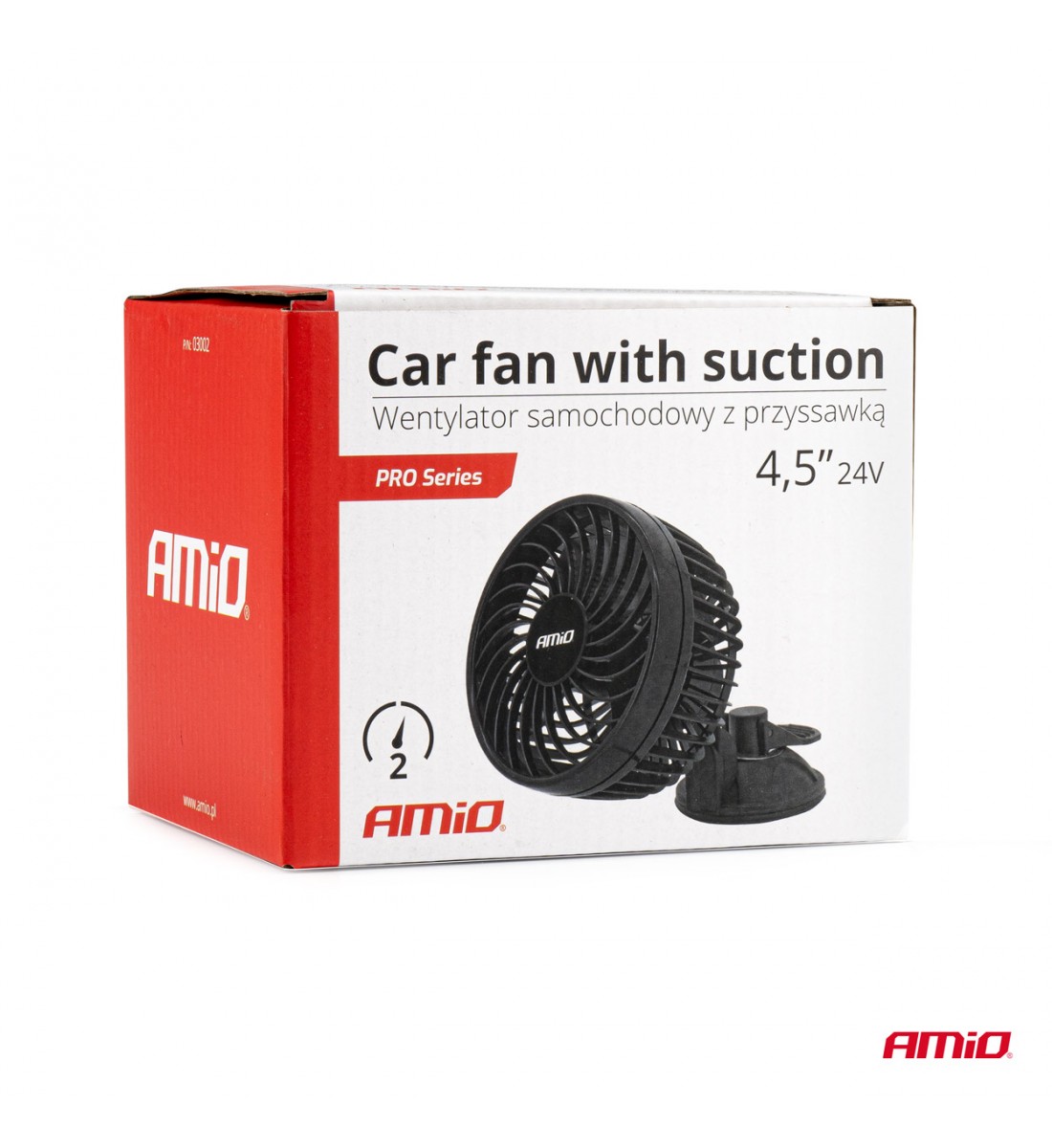 Ventilator auto cu aspiratie 4,5" 24V Ventilator auto cu aspiratie 4,5" 24V