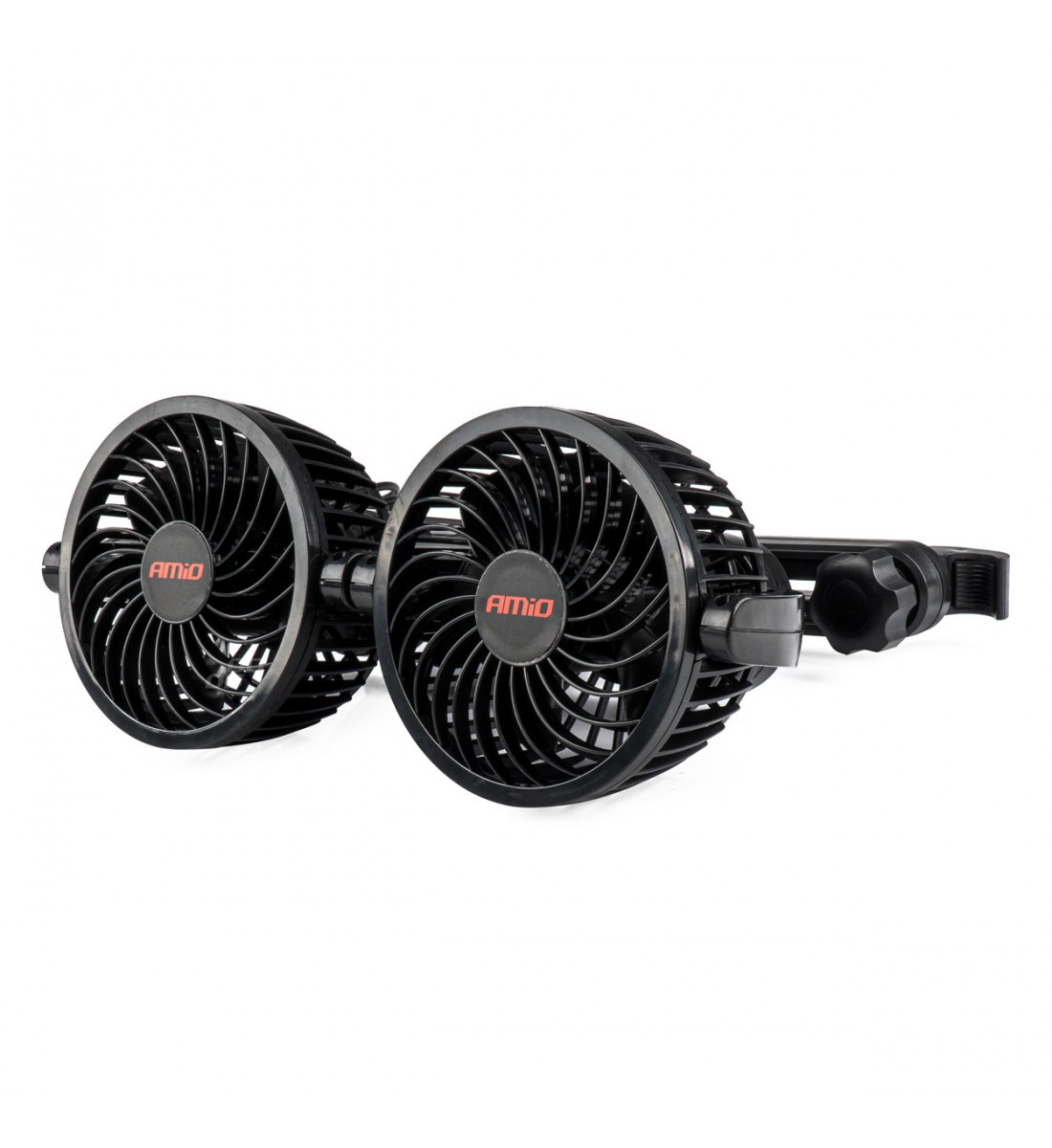 Ventilator auto pentru tetieră cu încărcător USB 2x4" 12V