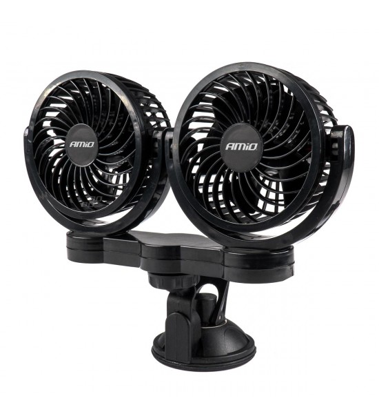 Ventilator auto cu aspiratie 2x4", 24V
