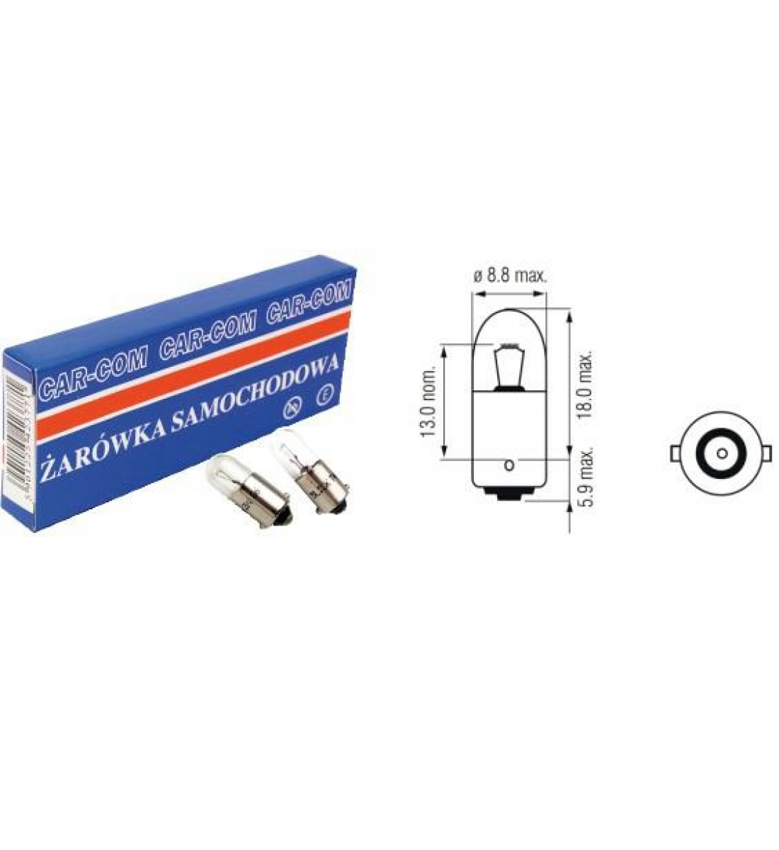 Bec Halogen Auto, BA9S, 24V, 4W