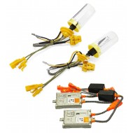 Kit becuri Xenon H7 4300k, 55w, + 2 balasturi, 12v