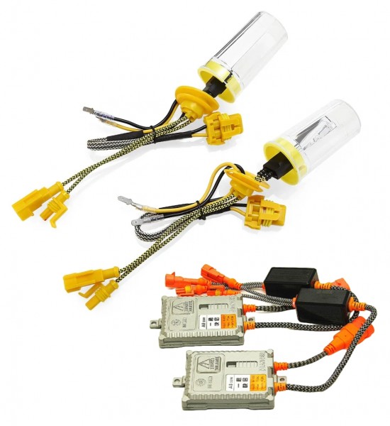 Kit Becuri Xenon H7 6000k, 55w + 2 Balastri , 12v