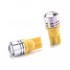  Set 2 becuri auto T10 /W5W-cu lupa 12V Amber