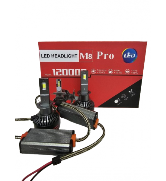 Set doua LEDURI auto M8-H1  12/24V  CANBUS