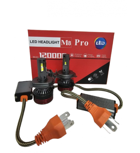 Set doua LEDURI  auto M8-H4  12V/24V  CANBUS Set doua LEDURI  auto M8-H4  12V/24V  CANBUS