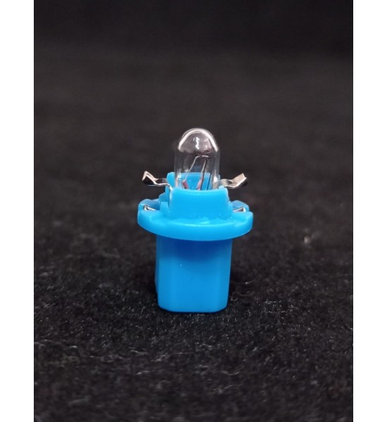 Bec Halogen Auto, T5, BX8.5D, 12v, 1.2w, albastru