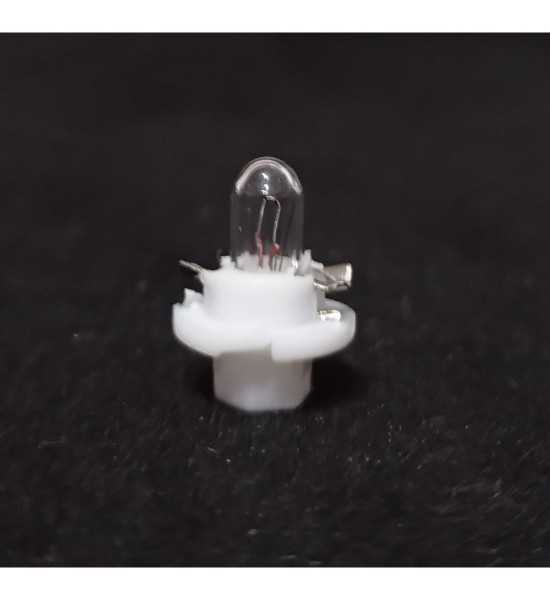 Bec halogen T4.7 12V 2W BX8.4D  alb