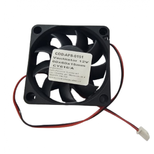 Ventilator 12V 60x60x15mm CY615/A
