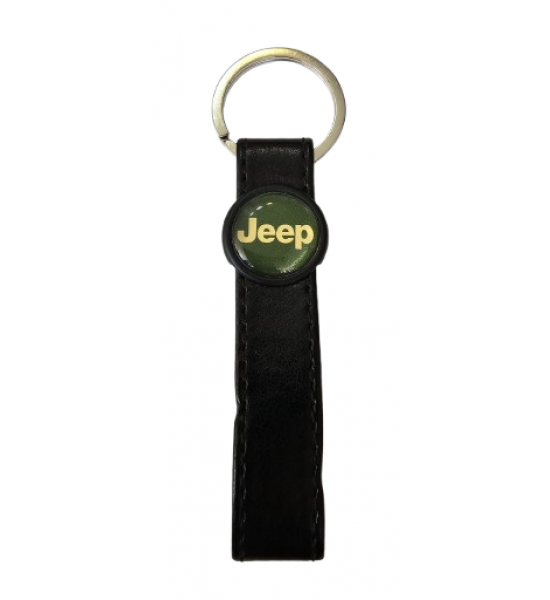 Breloc Chei, Piele Neagra, Logo Jeep