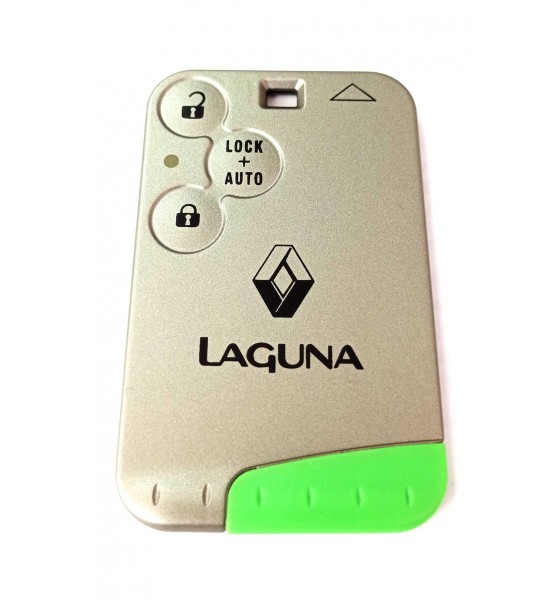 Carcasa Cartela Renault Laguna, 3 butoane, cu lamela Carcasa Cartela Renault Laguna, 3 butoane, cu lamela