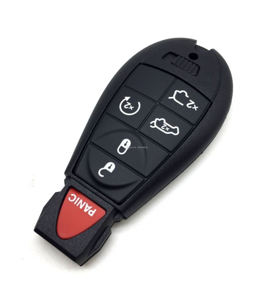 Carcasa cheie Chrysler 5 but +1 buton panica rosu
