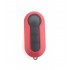 Carcasa cheie,after market ,compatibila cu  Fiat, briceag, 2 butoane, roz,fara logo