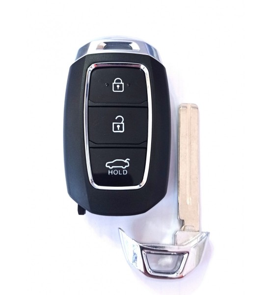 Carcasa cheie Smart Key Hyundai 3 but cu lamela, cu taietura pe mijloc