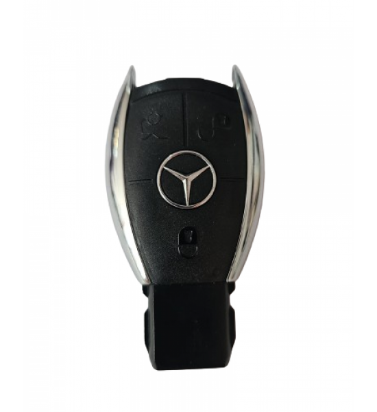 Carcasa cheie Mercede S-class, 3 but, cu logo cu butoane negre Carcasa cheie Mercede S-class, 3 but, cu logo cu butoane negre