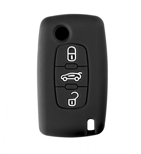 Husa Silicon Carcasa Cheie, Citroen, 3 butoane cu emblema, SIL 080 Husa Silicon Carcasa Cheie, Citroen, 3 butoane cu emblema, SIL 080