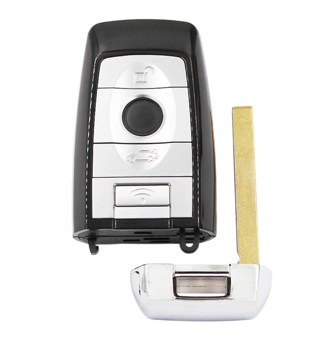 Carcasa cheie Smartkey BMW 4 but neagra Carcasa cheie Smartkey BMW 4 but neagra