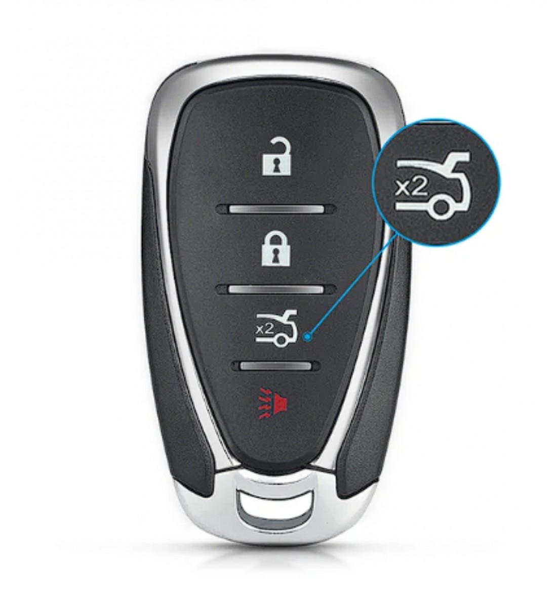 Carcasa cheie Smartkey Chevrolet 3+1 but, fara lamela