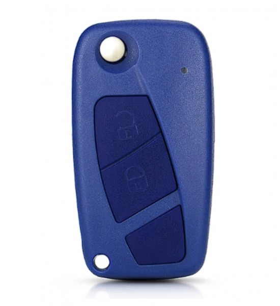 Carcasa Cheie Briceag, Fiat Stilo, Punto, Ducato, Panda, Doblo, Bravo, 3 Butoane, Albastra