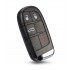 Carcasa cheie after market,compatibila cu Fiat Smart Key 3+1 buton panica,fara logo