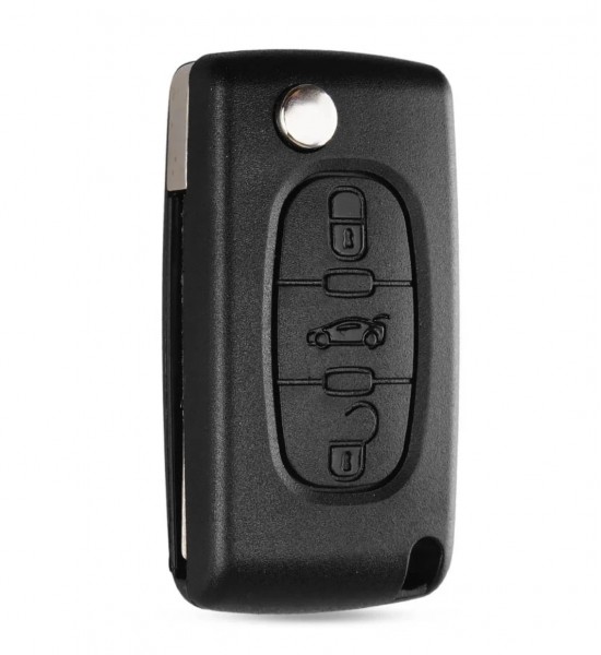 Carcasa cheie briceag, Fiat, 3 butoane, cu locaș de baterie, lamelă VA2T