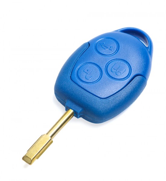 Carcasa cheie Ford Mondeo, 3 butoane albastra