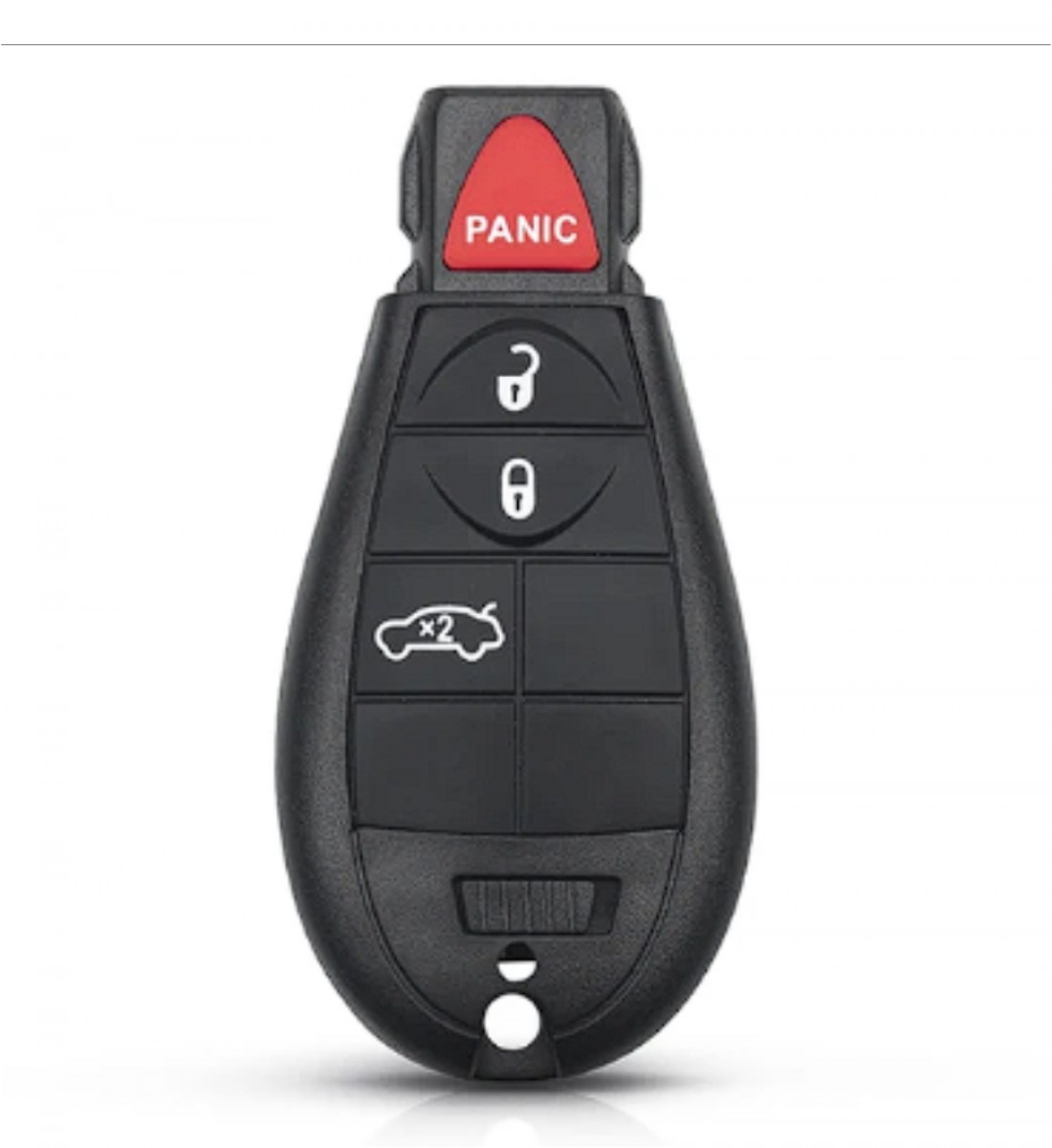 Carcasa cheie Smartkey Jeep 3 butoane + buton de panica rosu