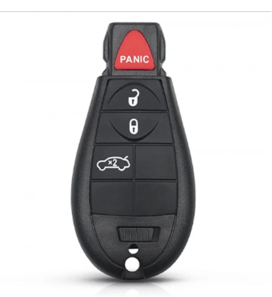 Carcasa cheie Smartkey Jeep 3 butoane + buton de panica rosu Carcasa cheie Smartkey Jeep 3 butoane + buton de panica rosu