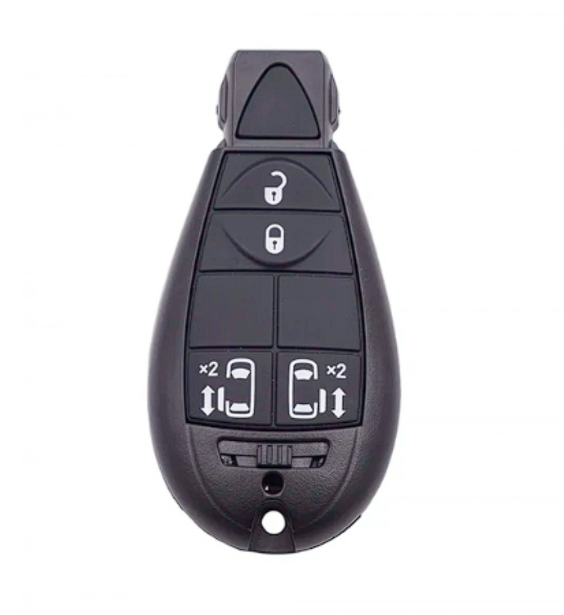 Carcasa cheie Jeep 4+1 buton panica negru