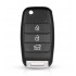 Carcasa Cheie Briceag Kia, 3 Butoane, lamela TOY49