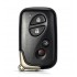 Carcasa cheie Lexus 3+1 but panica, cu logo Carcasa cheie Lexus 3+1 but panica, cu logo