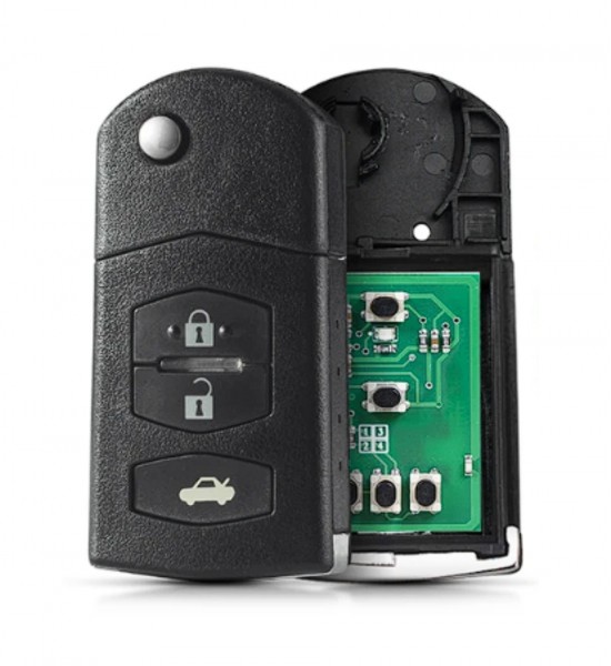 Cheie completa Mazda, 3 but, cu electronica si cip 