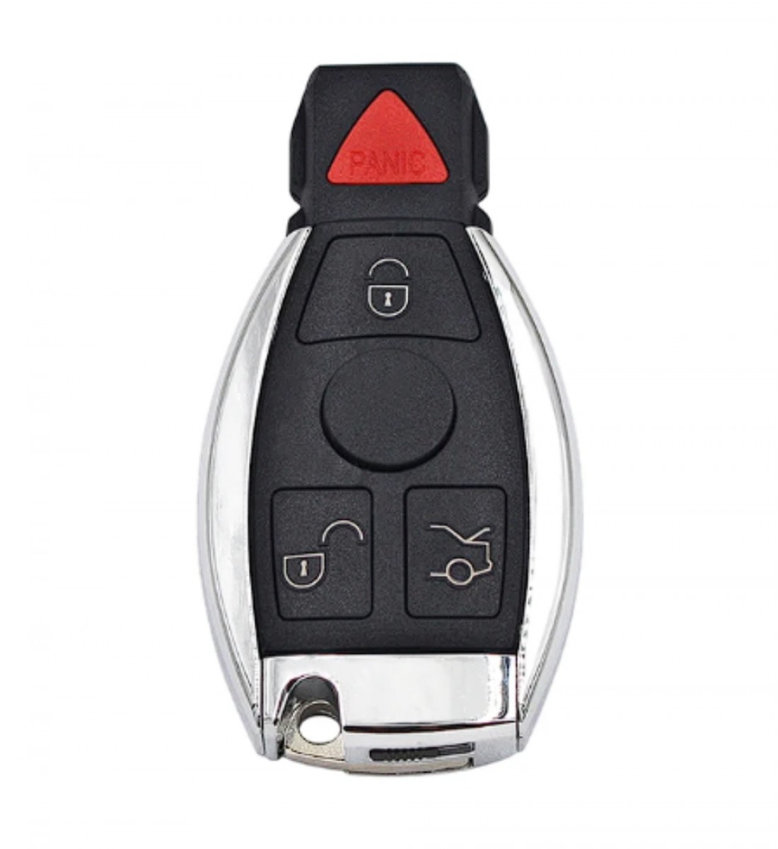 Carcasa cheie, Mercedes, 3+1 buton panică, cu lamelă Carcasa cheie, Mercedes, 3+1 buton panică, cu lamelă