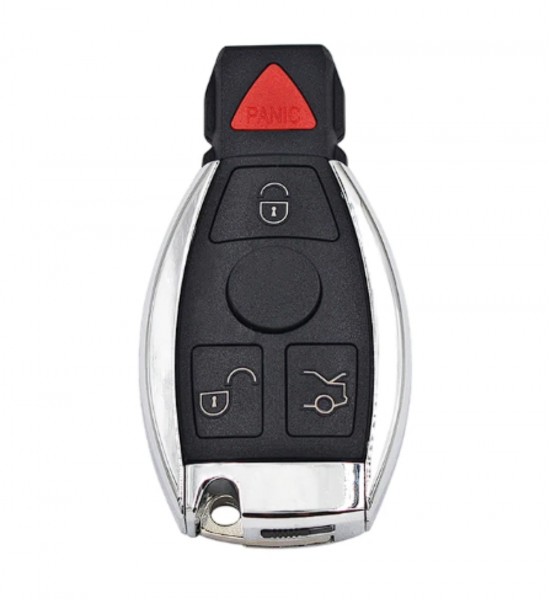 Carcasa cheie, Mercedes, 3+1 buton panică, cu lamelă