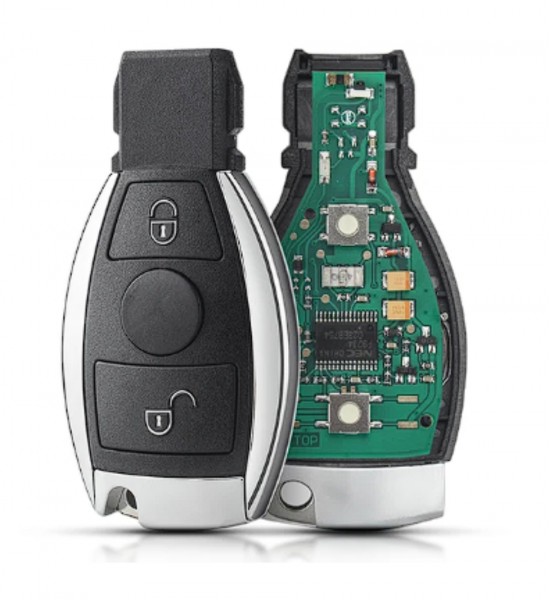 Cheie completa Mercedes, 2 but, cu electronica, 434 Mhz, cu logo