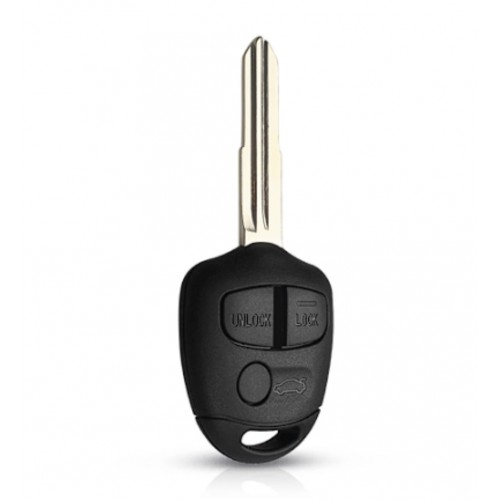 Carcasa cheie ,after market,compatibila cu Mitsubishi, 3 but, lamela MIT8, taietura pe stanga,fara logo