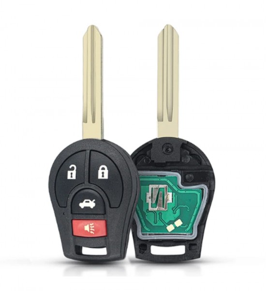 Cheie completa Nissan 3+1  but cu electronica si cip