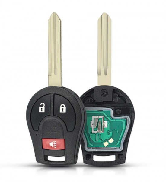 Cheie completa Nissan 2+1 but cu electronica si cip ID 46
