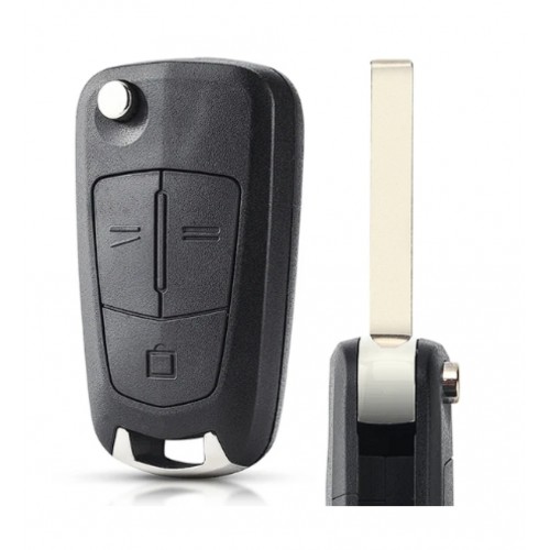 Carcasa cheie briceag OPEL - VAUXHALL, lamela HU100, 3 butoane