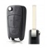 Carcasa cheie briceag OPEL - VAUXHALL, lamela HU100, 3 butoane