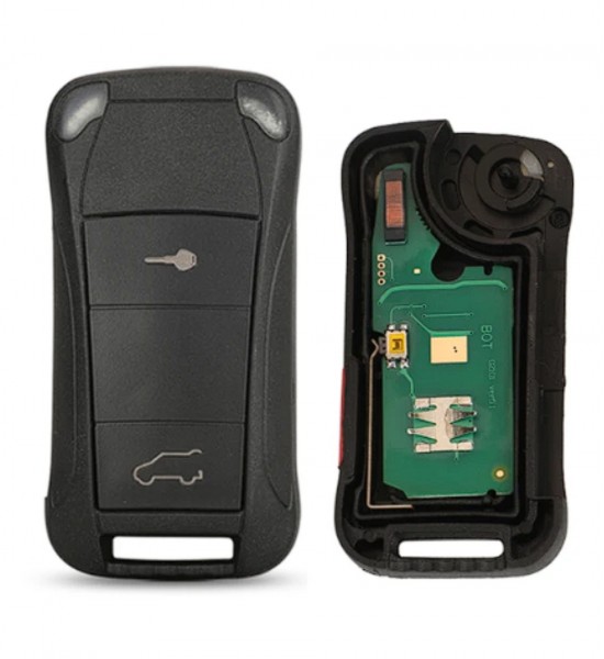 Cheie completa Porsche 2  but cu electronica si cip, lamela HU 66 Cheie completa Porsche 2  but cu electronica si cip, lamela HU 66