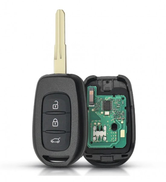 Cheie completa Renault / Dacia 3 but cu electronica si cip Cheie completa Renault / Dacia 3 but cu electronica si cip