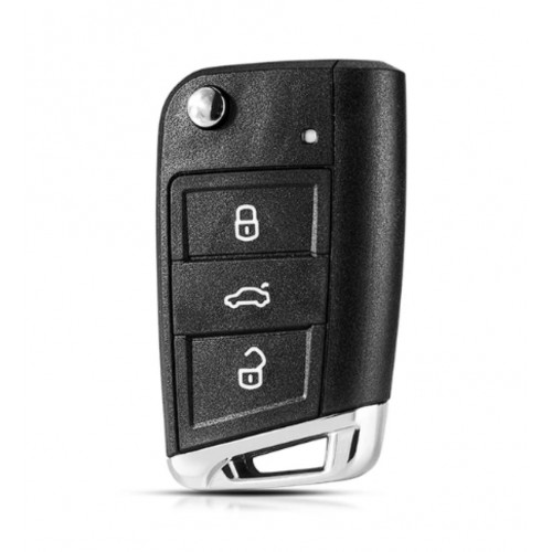 Carcasa cheie auto ,after market , compatibil cu Skoda , cu lamela HU 66 ,fara logo