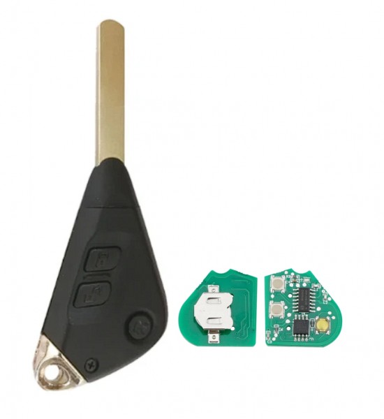 Cheie completa Subaru, 3 butoane, 434 Mhz, cip 4D62, cu logo Cheie completa Subaru, 3 butoane, 434 Mhz, cip 4D62, cu logo
