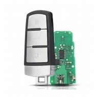 Cheie completa after market compatibila cu Smartkey VW Passat B6 cu electronica si cip, fara logo 