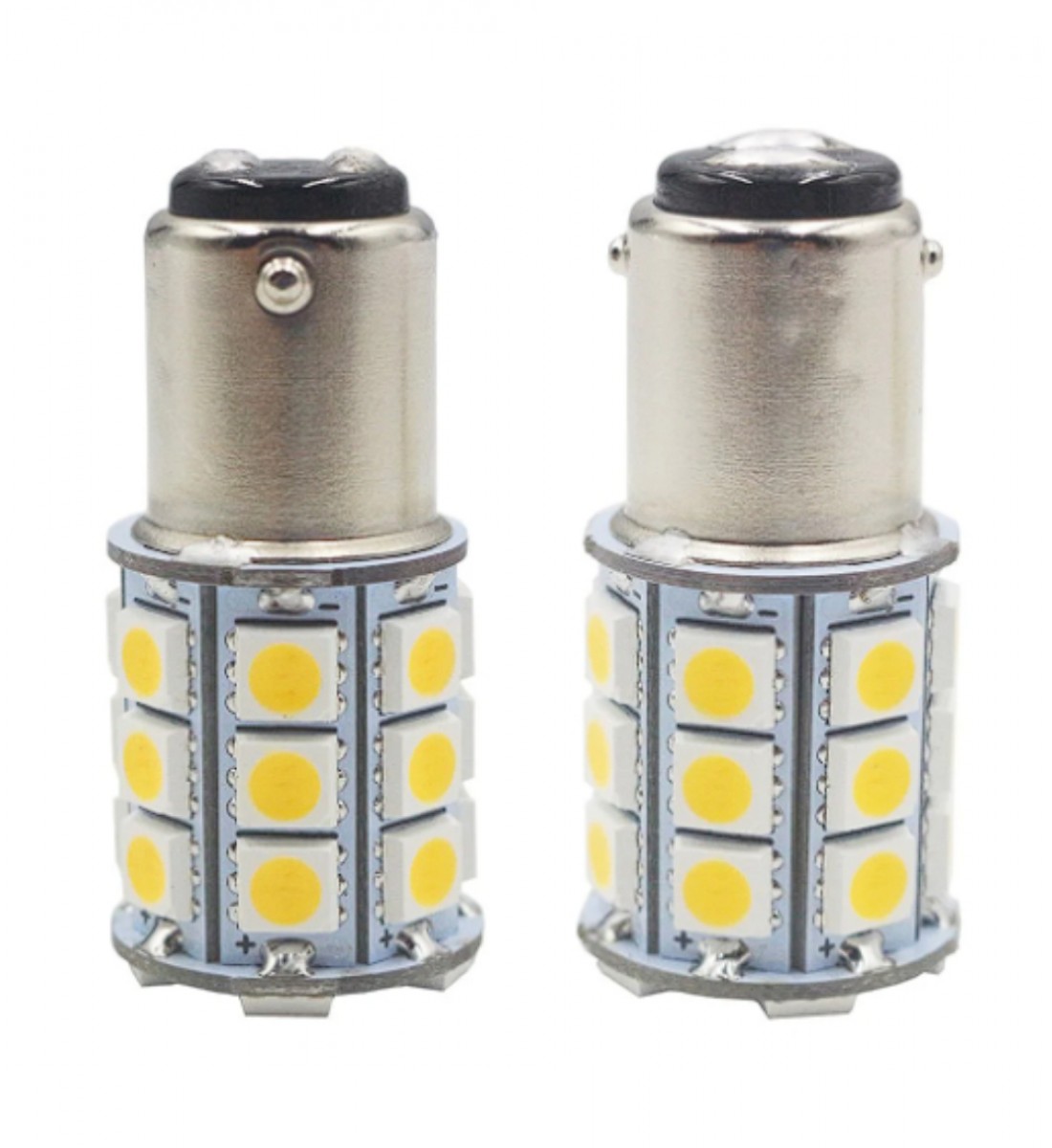 Set 2 Becuri  Auto, P21W/BA15s/1156, 27 SMD tip 5050