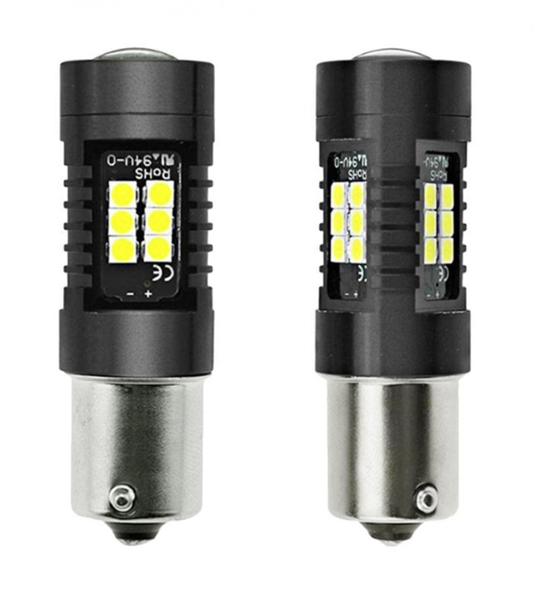 Set 2 Becuri  Auto, P21W/BA15s/1156, 21  SMD tip 3030